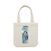 Silver Dragons of Tirenia banner - Carrie Tote Bag 